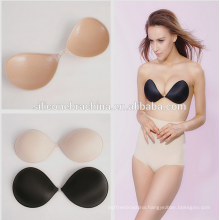 strapless invisible silicone cloth bra ladies sexy bra